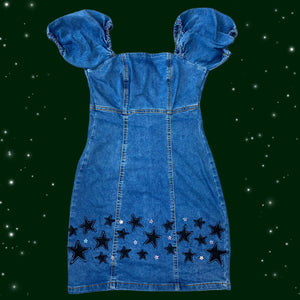 Wizard Stars Denim Dress