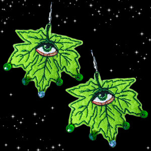 Whimsical Leafy Earrings 2