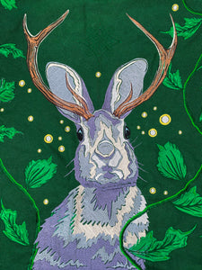 Curious Jackalope Print
