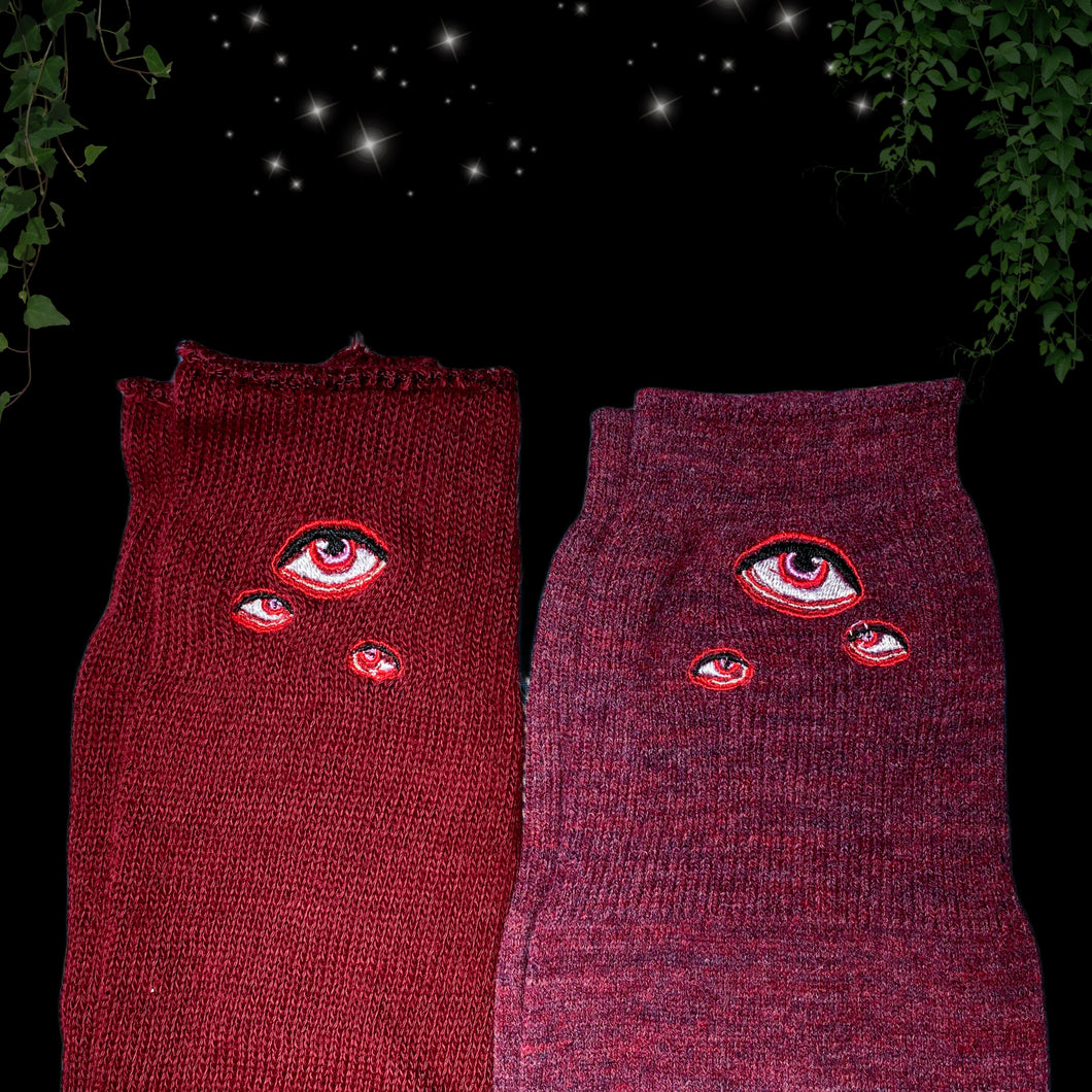 Creature Leg Warmers - Ruby Red