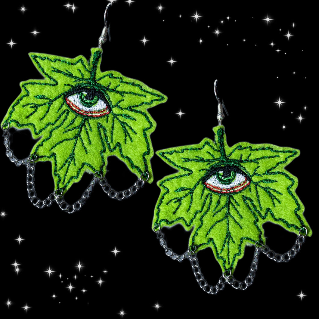 Whimsical Leafy Earrings