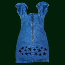 Load image into Gallery viewer, Wizard Stars Denim Dress
