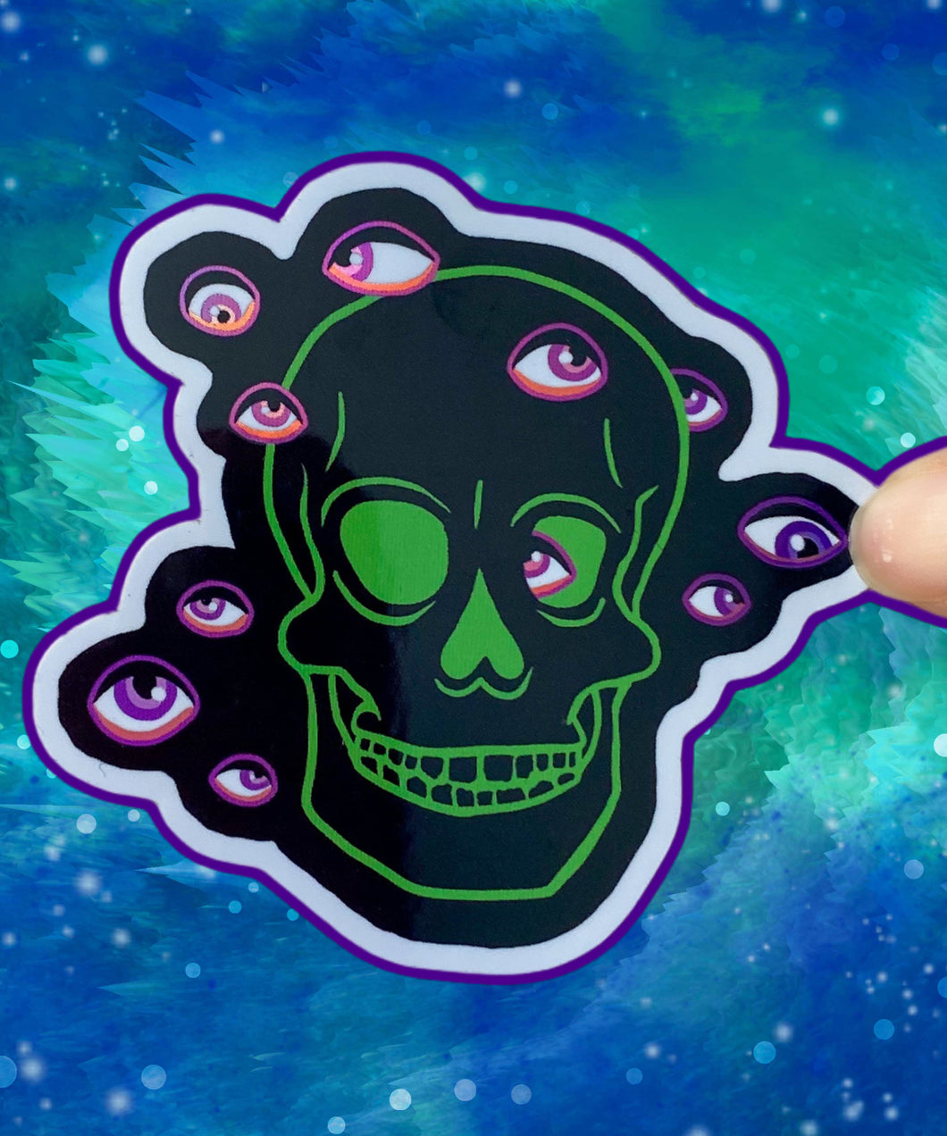 Skull Playground Sticker