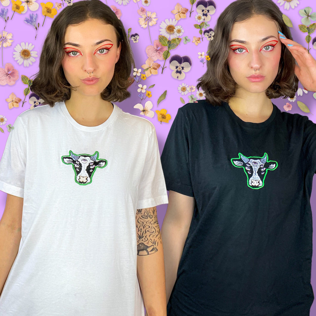Clairvoyant Cow Tee - Made to Order