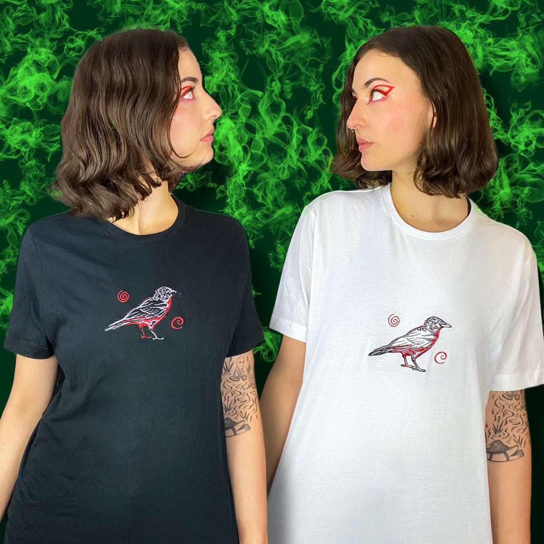 Cryptid Crow Tee - Made to Order